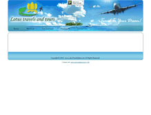 Tablet Screenshot of lotustravelqatar.com